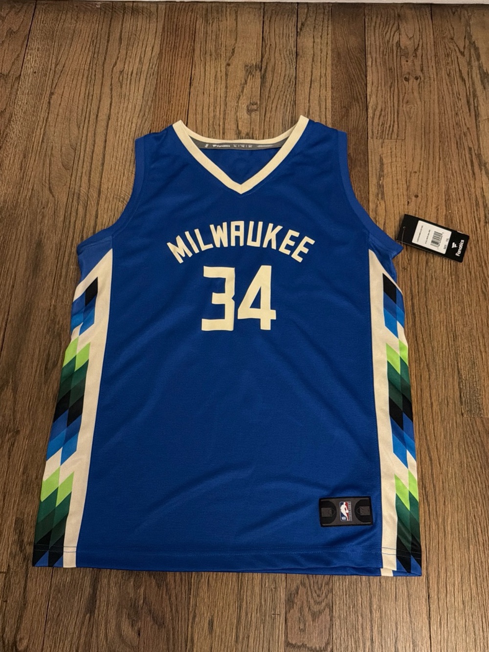 Antetokounmpo Milwaukee #34 Blue Basketball Jersey